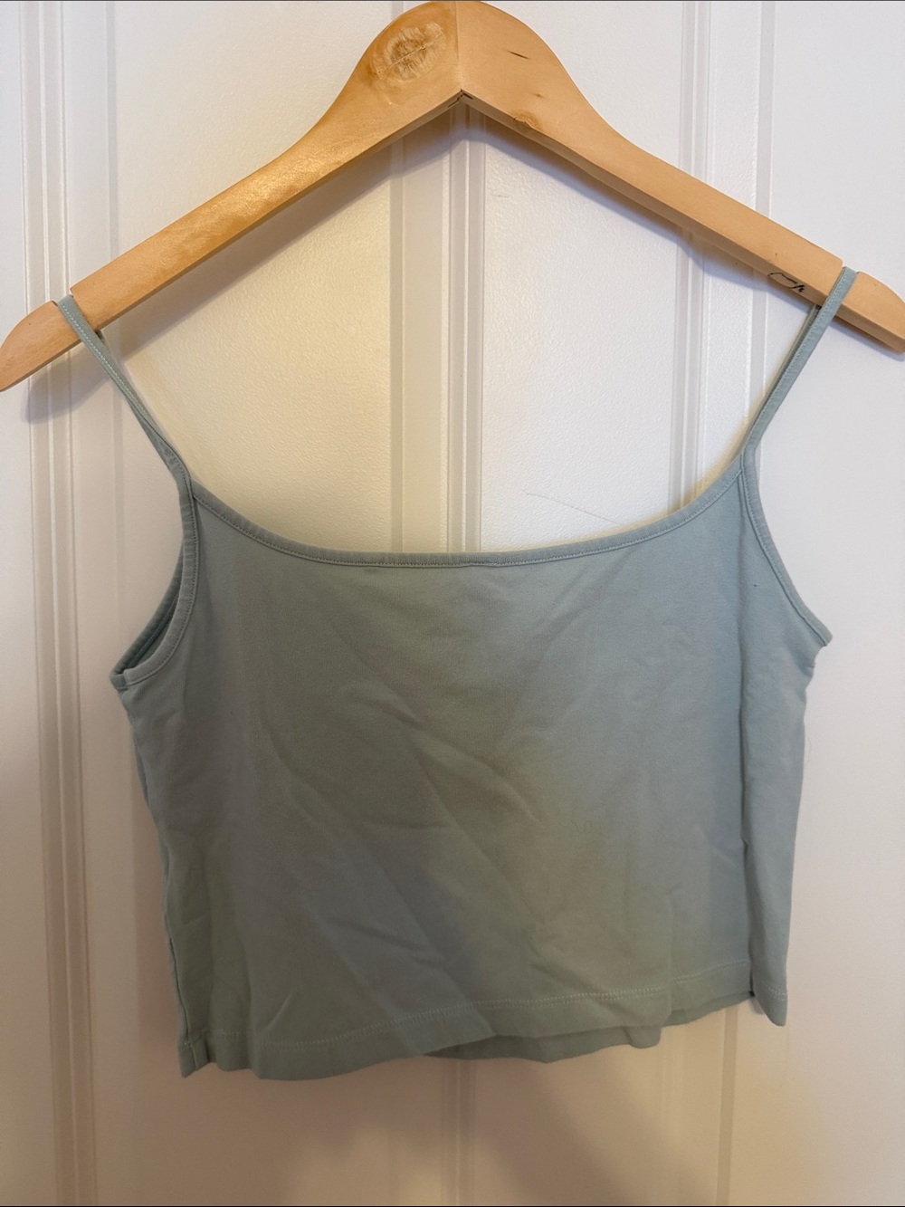 Uniqlo Sage Spaghetti Strap Cropped Camisole - Picture 3 of 3